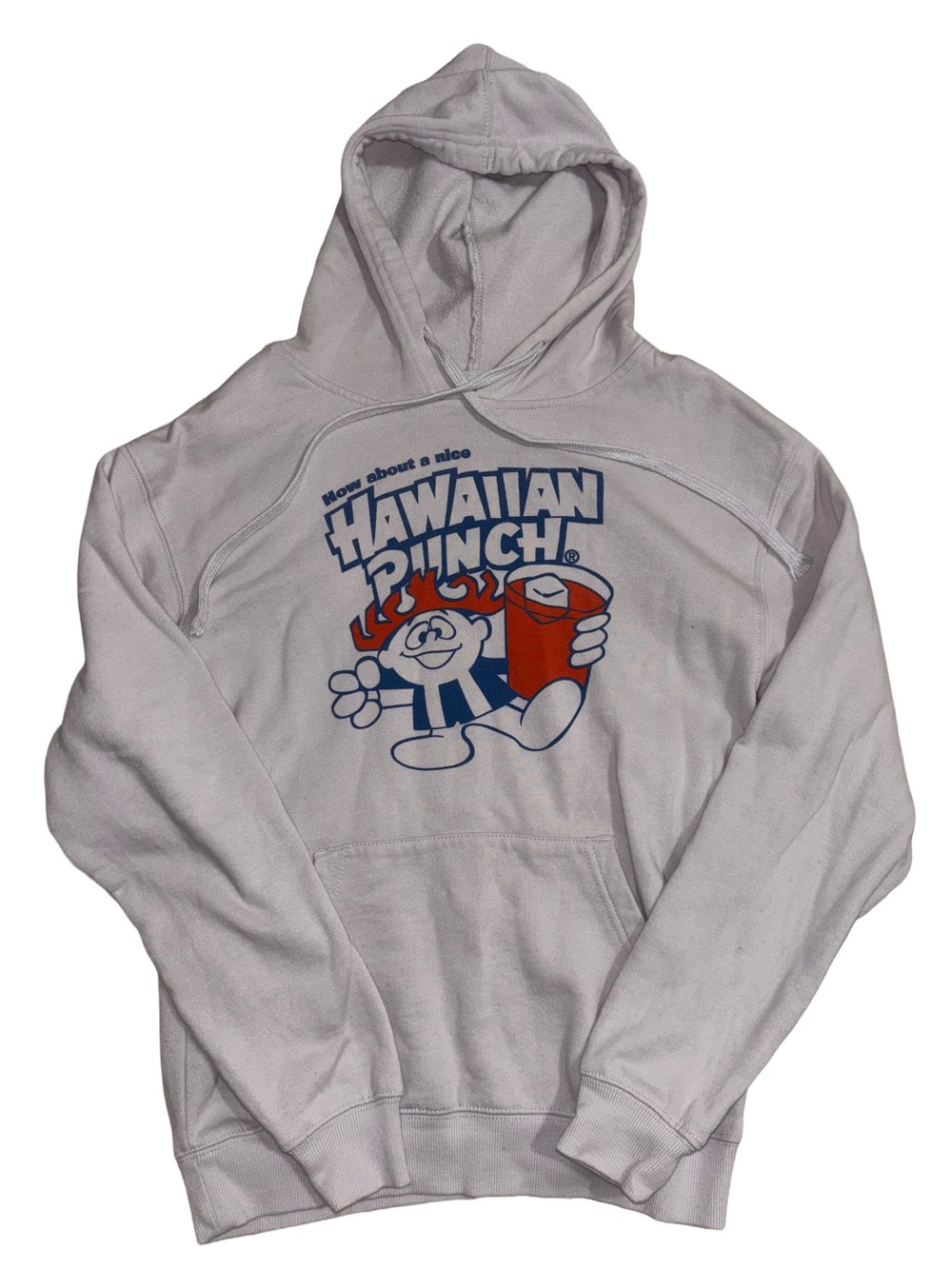 White Graphic Hoodie - Women’s Pullover